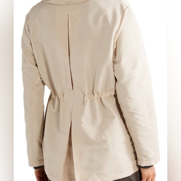Theory Anorak in ecru/ cream... waist cinch & pockets NWT either S or XS! - Picture 3 of 8